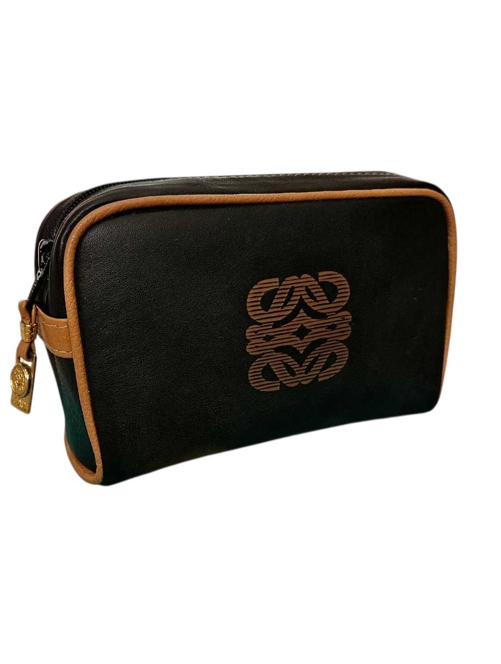 ​Loewe | Vintage Anagram Leather Pouch | Travel Bag